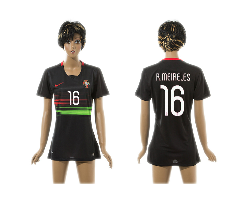 2015-16 Portugal 16 R.Meireles Away Women Jersey