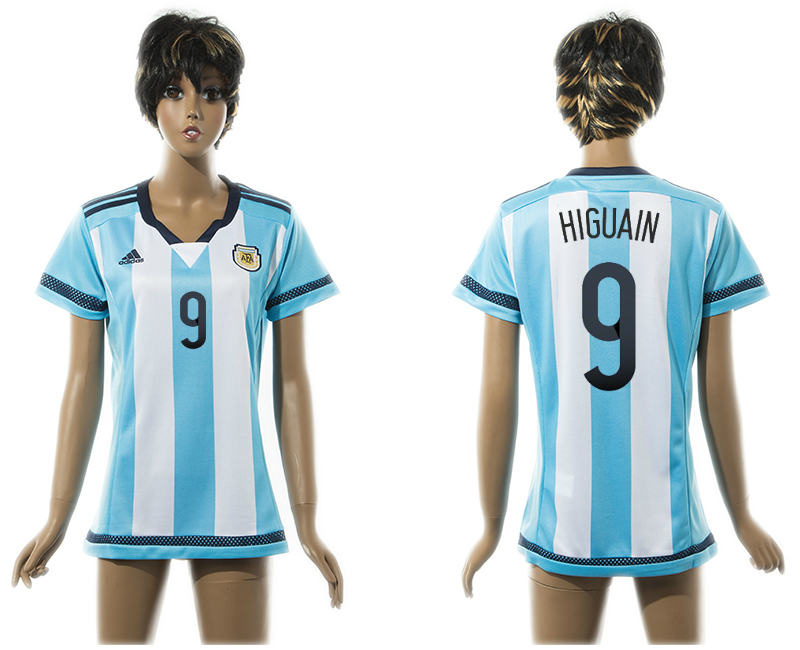 2015-16 Argentina 9 HIGUAIN Home Women Thailand Jersey 2015-16 Argentina 9 HIGUAIN Home Women Thailand Jersey