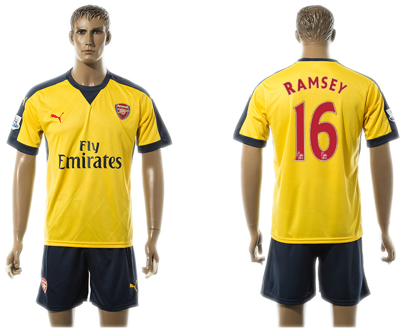 2015-16 Arsenal 16 RAMSEY Away Jersey