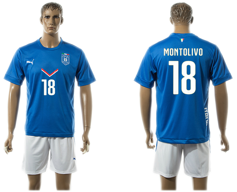 2015-16 Italy 18 MONTOLIVO Home Jersey