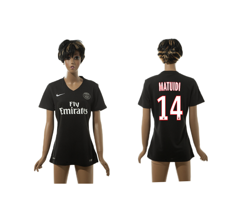 2015-16 Paris Saint Germain 14 MATUIDI Women Trainning Jersey