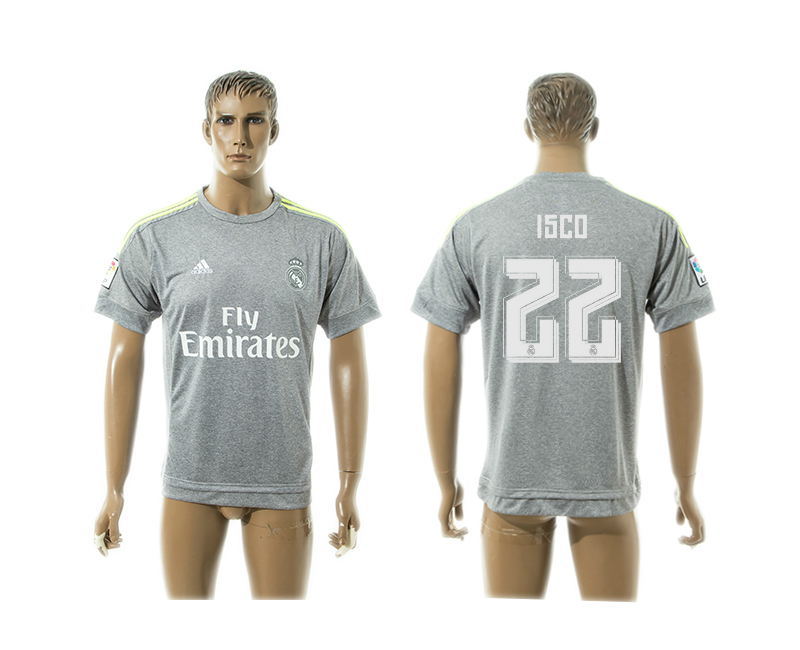 2015-16 Real Madrid 22 ISCO Away Thailand Jersey