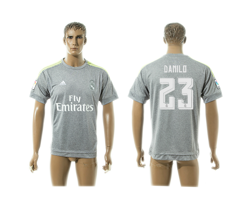 2015-16 Real Madrid 23 DANILO Away Thailand Jersey