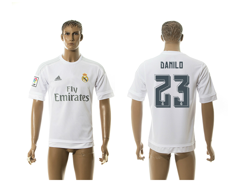 2015-16 Real Madrid 23 DANILO Home Thailand Jersey