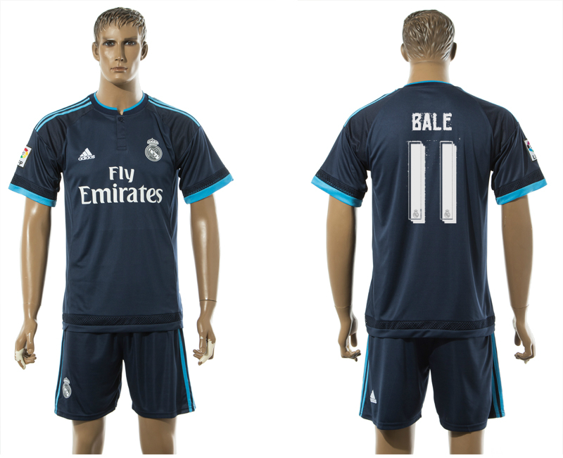 2015-16 Real Madrid 11 BALE Third Away Jersey