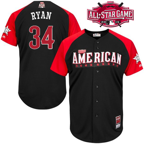 American League Astros 34 Ryan Black 2015 All Star Jersey