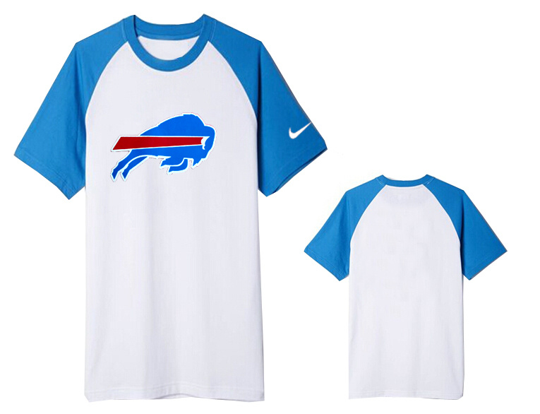 Nike Buffalo Bills Round Neck T Shirt White04 - Click Image to Close