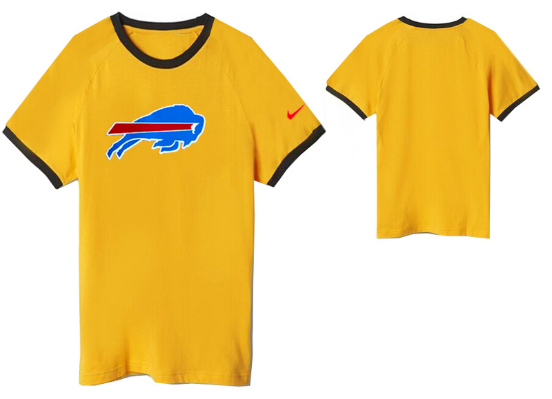 Nike Buffalo Bills Round Neck T Shirt Yellow