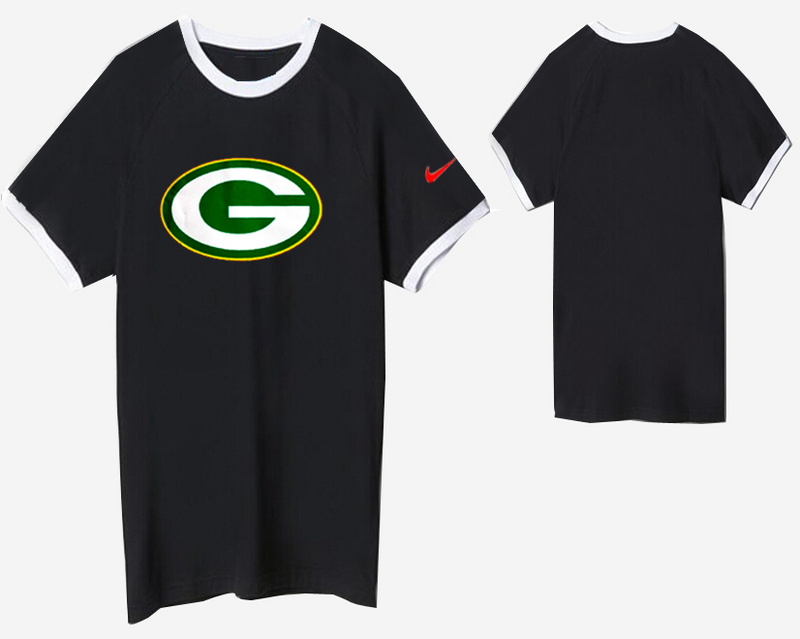 Nike Green Bay Packers Round Neck Black