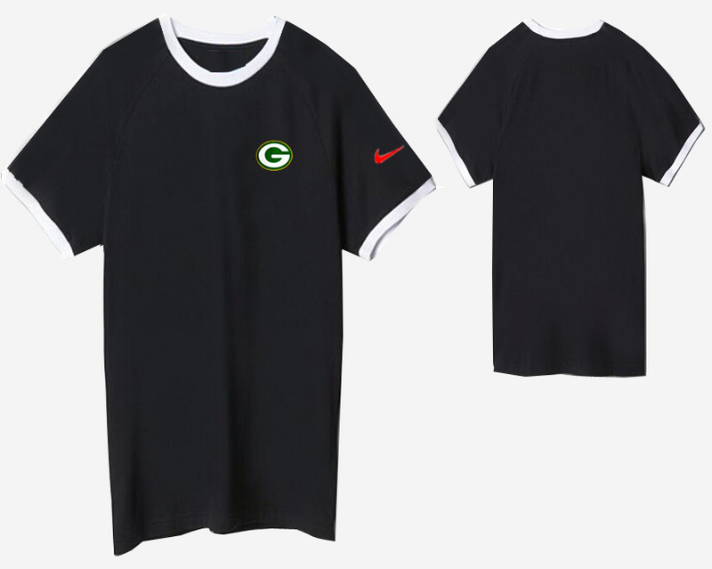 Nike Green Bay Packers Round Neck Black02