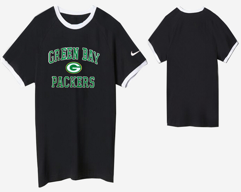 Nike Green Bay Packers Round Neck Black03