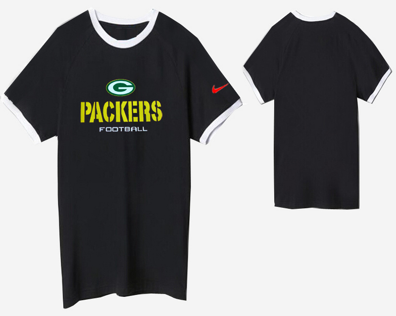 Nike Green Bay Packers Round Neck Black04