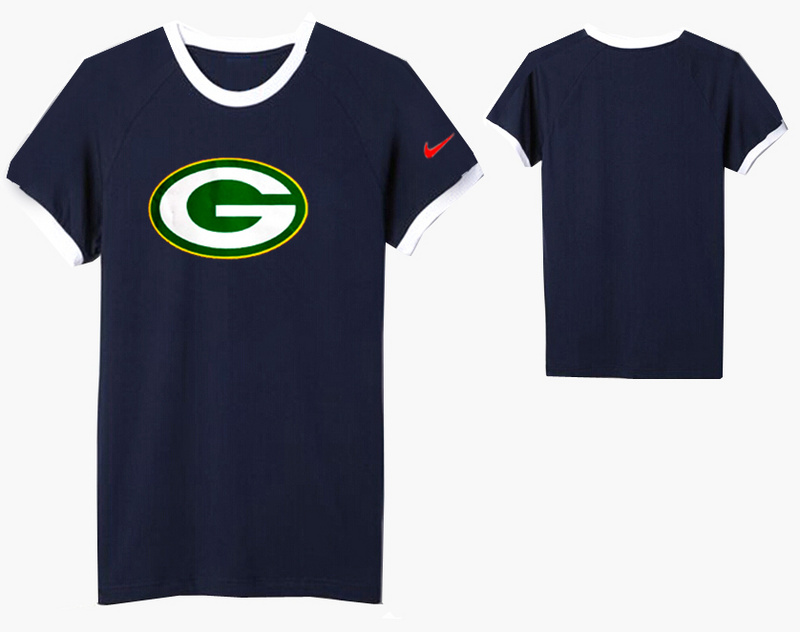 Nike Green Bay Packers Round Neck D.Blue