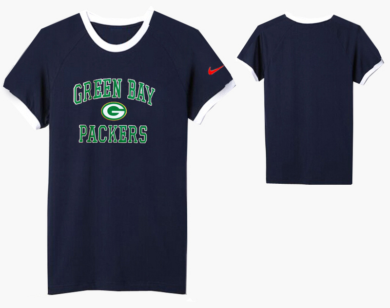 Nike Green Bay Packers Round Neck D.Blue04