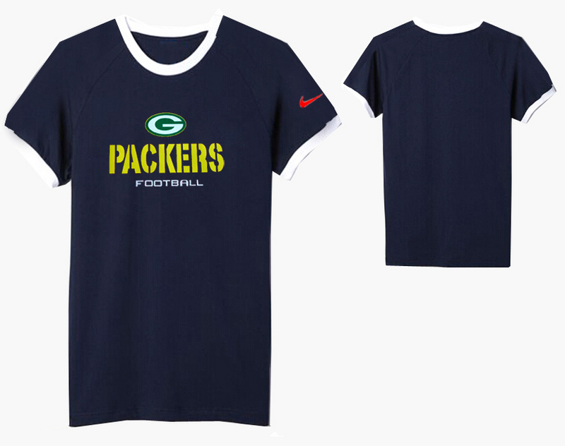 Nike Green Bay Packers Round Neck D.Blue06
