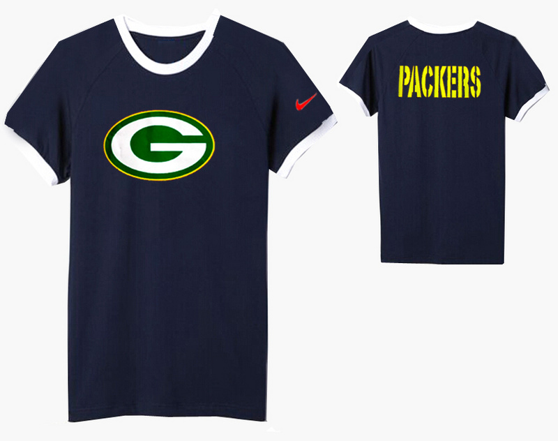 Nike Green Bay Packers Round Neck D.Blue07