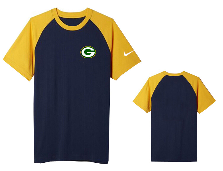 Nike Green Bay Packers Round Neck D.Blue10