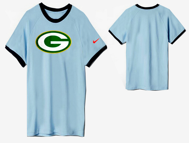 Nike Green Bay Packers Round Neck L.Blue