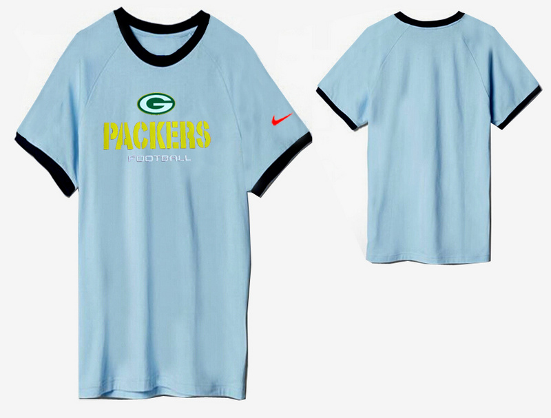 Nike Green Bay Packers Round Neck L.Blue03