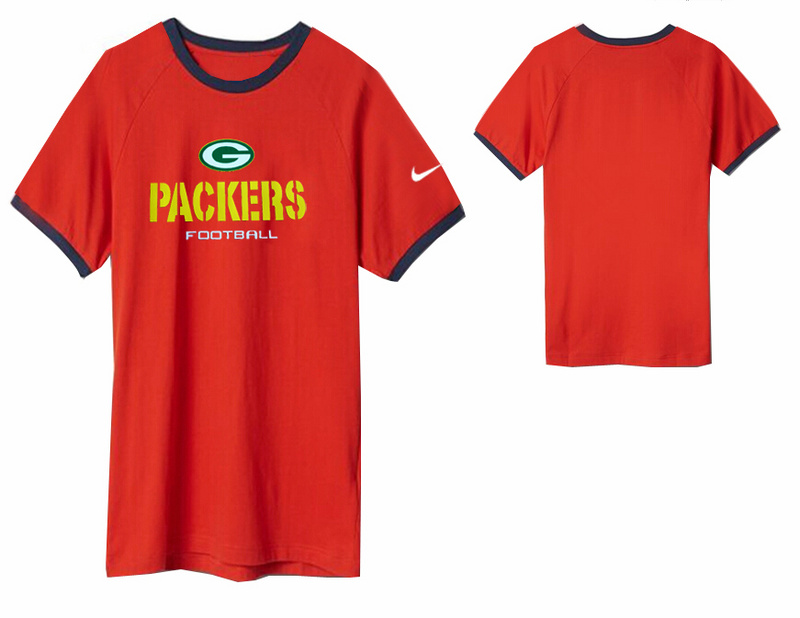 Nike Green Bay Packers Round Neck Red03