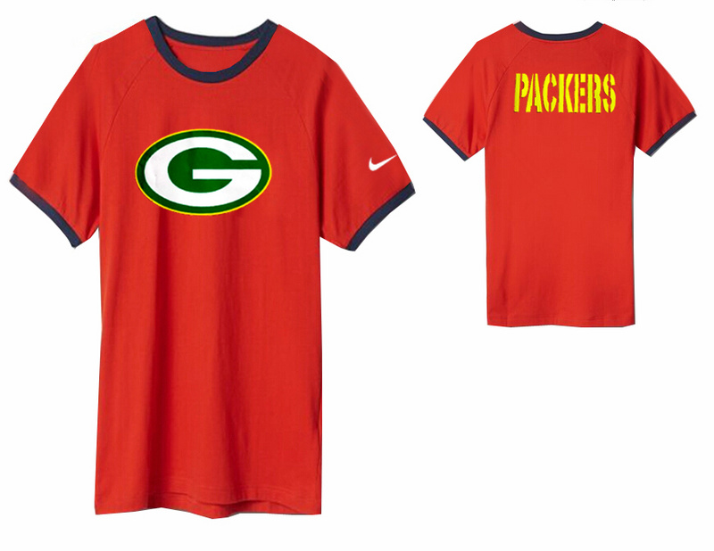 Nike Green Bay Packers Round Neck Red05