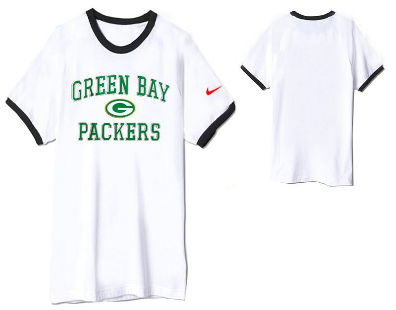Nike Green Bay Packers Round Neck White11