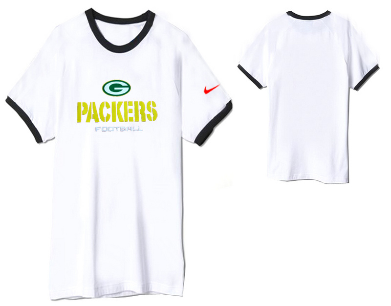 Nike Green Bay Packers Round Neck White13