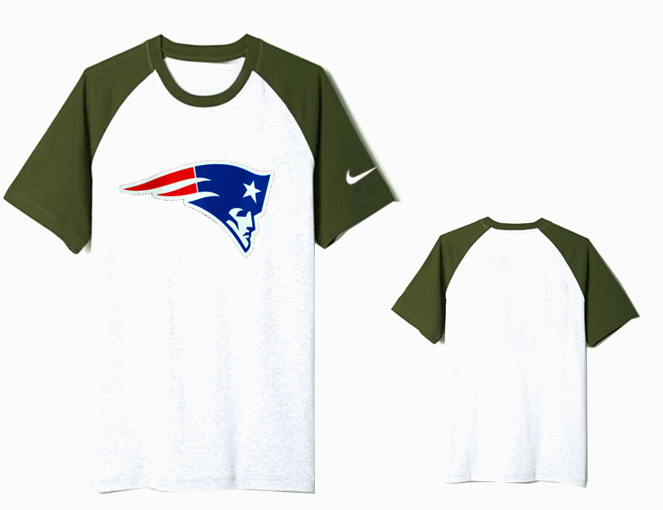 Nike New England Patriots Round Neck T Shirt White02 Nike New England Patriots Round Neck T Shirt White02