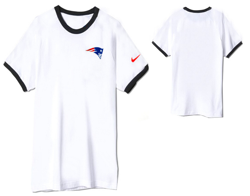 Nike New England Patriots Round Neck T Shirt White10 Nike New England Patriots Round Neck T Shirt White10