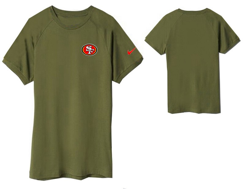 Nike San Francisco 49ers Round Neck T Shirt D.Green03