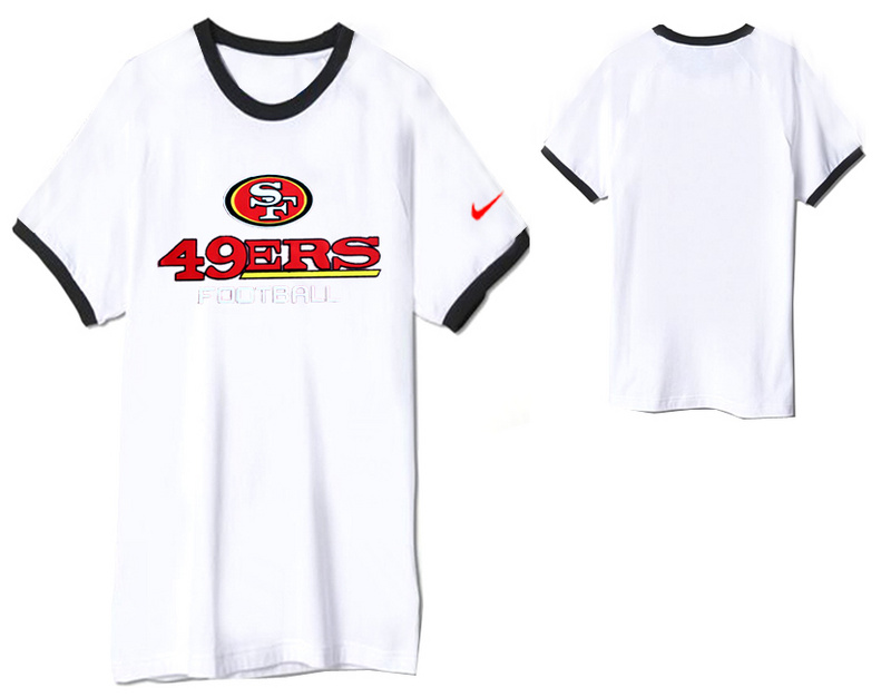 Nike San Francisco 49ers Round Neck T Shirt White13