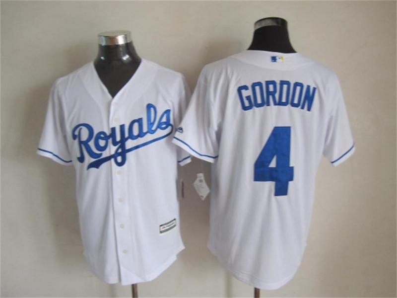Royals 4 Gordon White New Cool Base Jersey