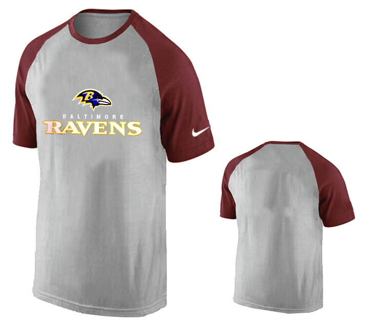 Nike Baltimore Ravens Ash Tri Big Play Raglan T Shirt Grey7 Nike Baltimore Ravens Ash Tri Big Play Raglan T Shirt Grey7