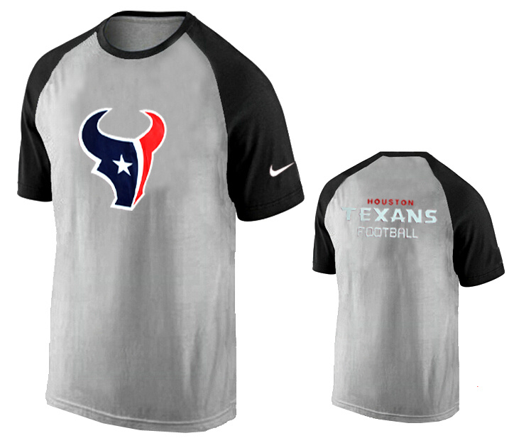 Nike Houston Texans Ash Tri Big Play Raglan T Shirt Grey5