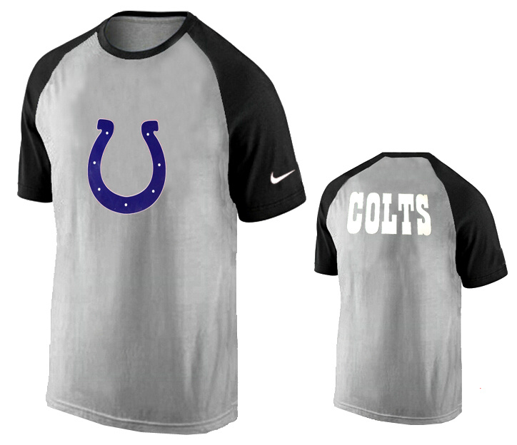 Nike Indianapolis Colts Ash Tri Big Play Raglan T Shirt Grey4