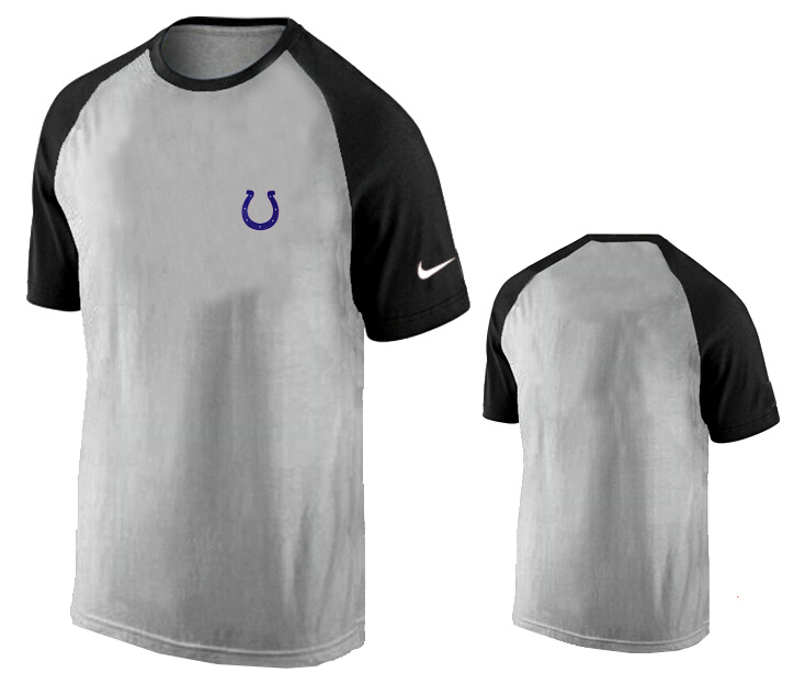 Nike Indianapolis Colts Ash Tri Big Play Raglan T Shirt Grey9