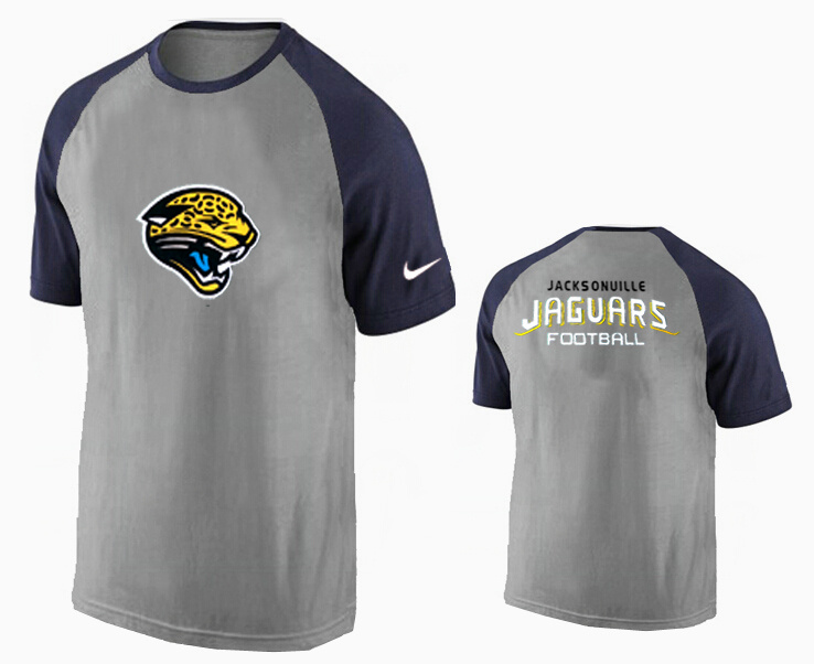 Nike Jacksonville Jaguars Ash Tri Big Play Raglan T Shirt Grey3