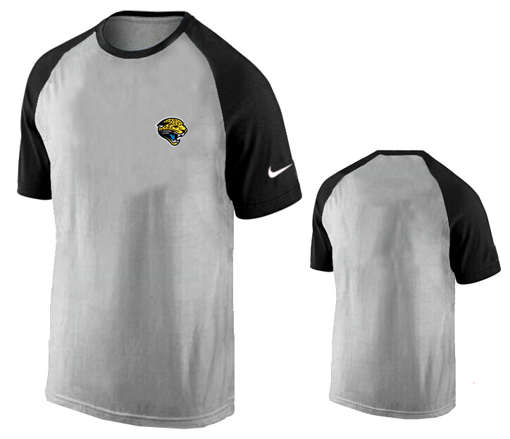 Nike Jacksonville Jaguars Ash Tri Big Play Raglan T Shirt Grey6