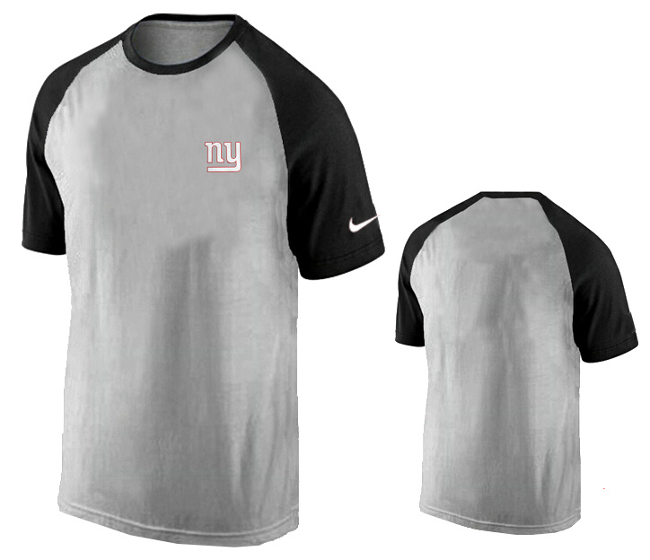 Nike New York Giants Ash Tri Big Play Raglan T Shirt Grey12