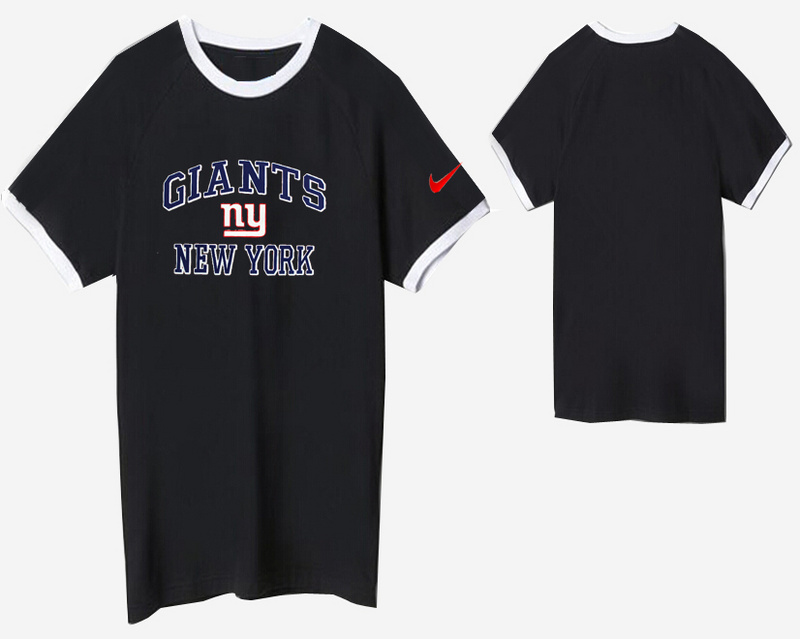 Nike New York Giants Round Neck Black