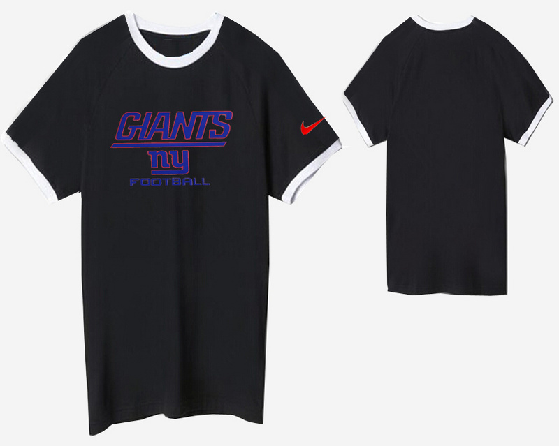 Nike New York Giants Round Neck Black3