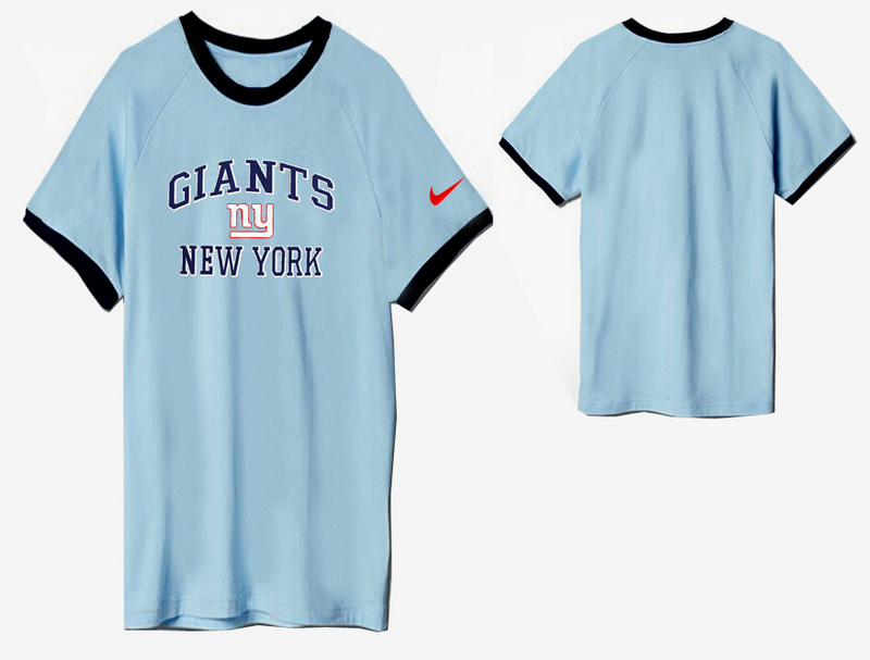 Nike New York Giants Round Neck L.Blue