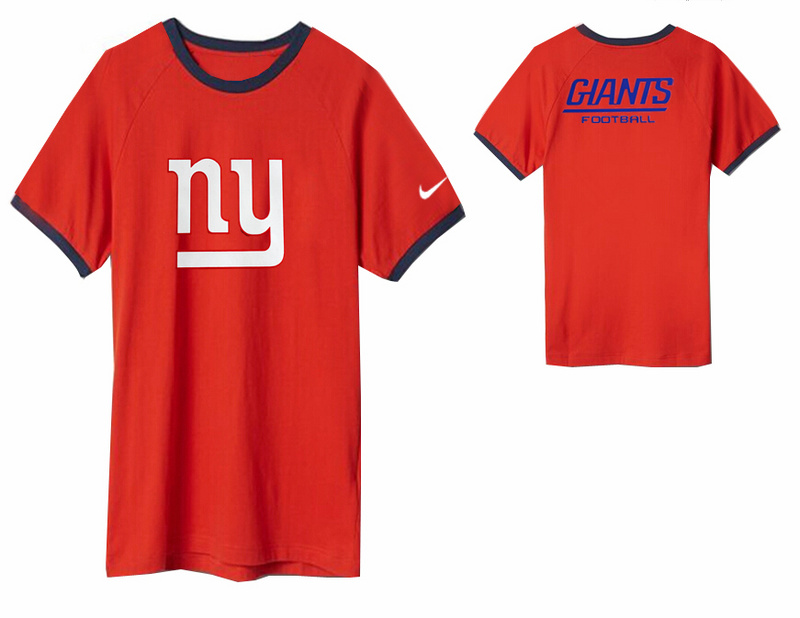 Nike New York Giants Round Neck Red4