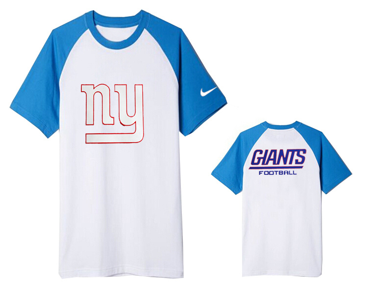 Nike New York Giants Round Neck White12