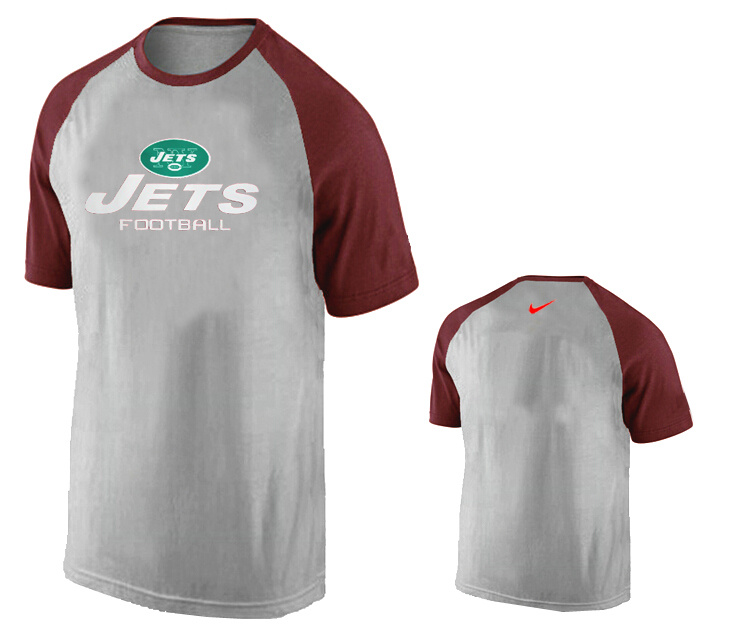 Nike New York Jets Ash Tri Big Play Raglan T Shirt Grey7 Nike New York Jets Ash Tri Big Play Raglan T Shirt Grey7