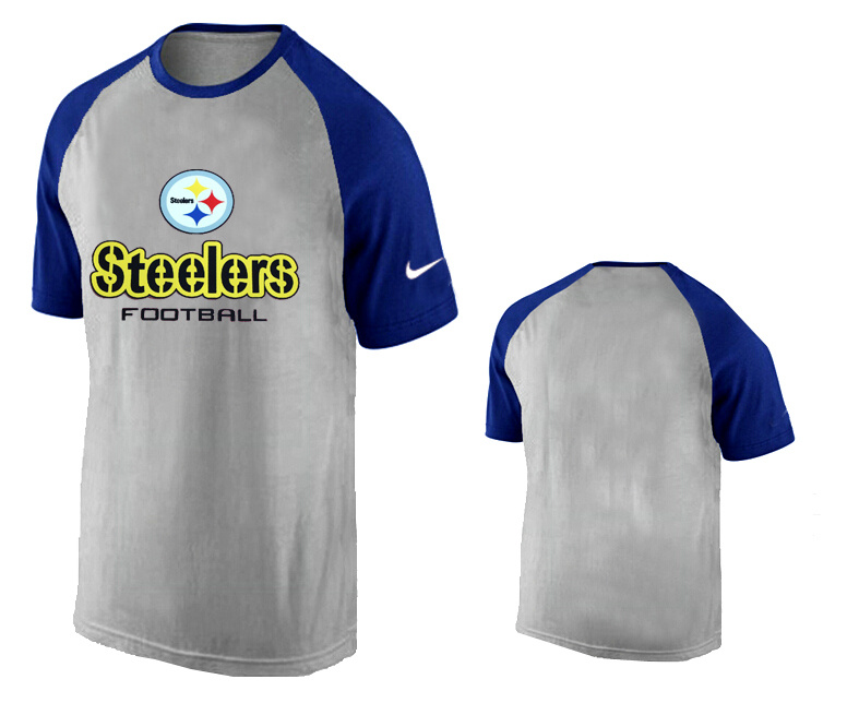 Nike Pittsburgh Steelers Ash Tri Big Play Raglan T Shirt Grey8 Nike Pittsburgh Steelers Ash Tri Big Play Raglan T Shirt Grey8