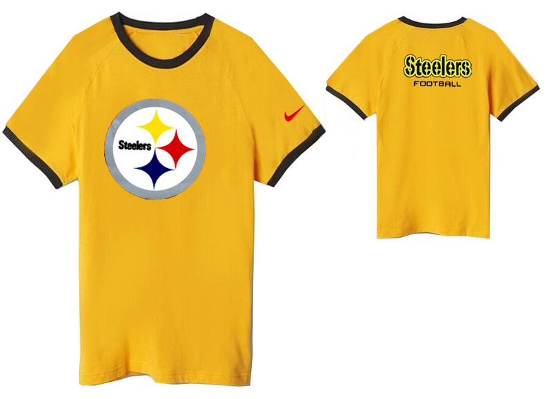 Nike Pittsburgh Steelers Round Neck Yellow Nike Pittsburgh Steelers Round Neck Yellow