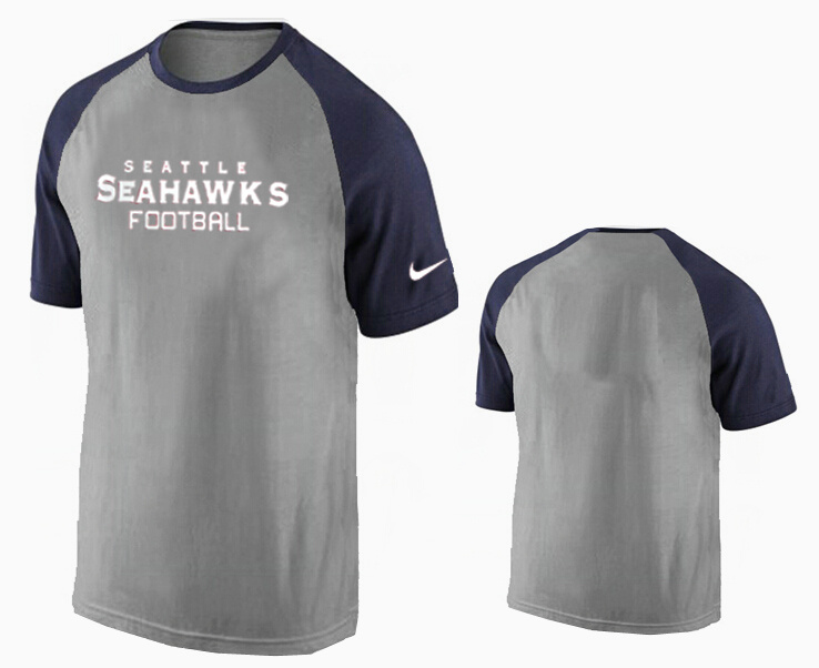Nike Seattle Seahawks Ash Tri Big Play Raglan T Shirt Grey11 Nike Seattle Seahawks Ash Tri Big Play Raglan T Shirt Grey11