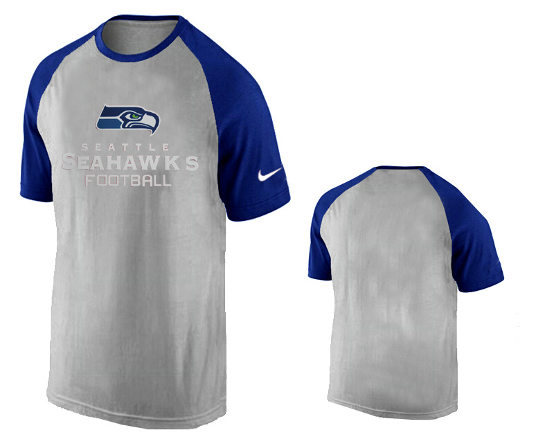 Nike Seattle Seahawks Ash Tri Big Play Raglan T Shirt Grey5 Nike Seattle Seahawks Ash Tri Big Play Raglan T Shirt Grey5