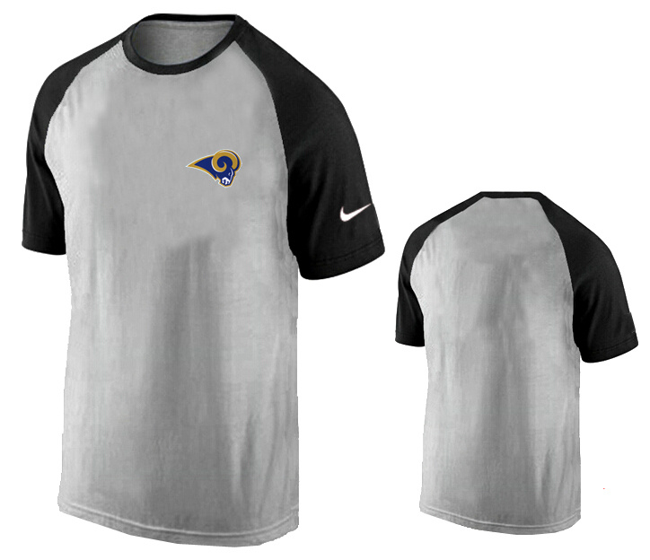 Nike St.Louis Rams Ash Tri Big Play Raglan T Shirt Grey Nike St.Louis Rams Ash Tri Big Play Raglan T Shirt Grey